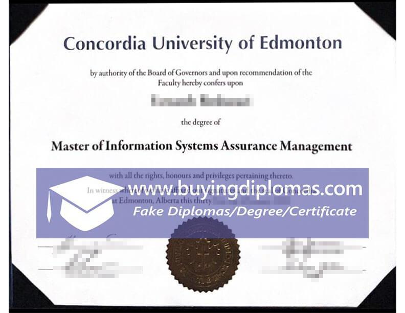 Where to Buy Concordia University of Edmonton Fake Degree?