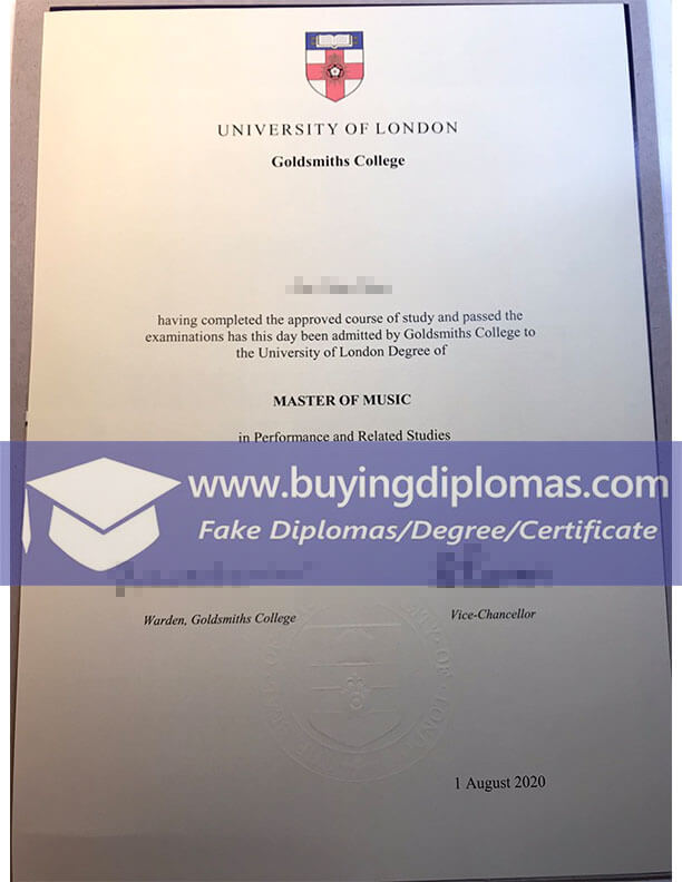 How to greate Goldsmiths fake degree？