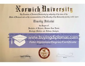 Can we buy Norwich University fake degree for getting job?