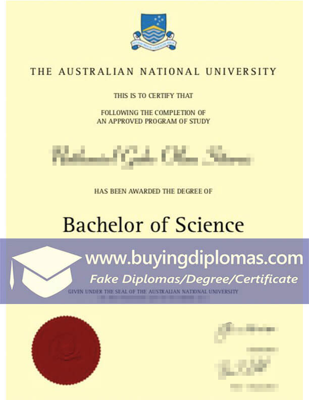 Purchase a fake Australian National University degree.